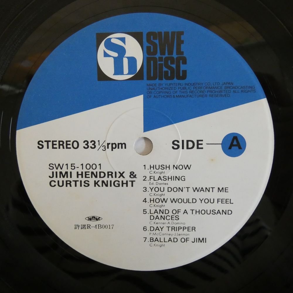 47061080;【国内盤/美盤】Jimi Hendrix & Curtis Knight / S.T._画像3