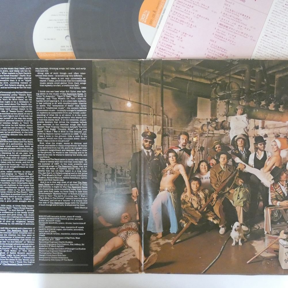 47061153;【国内盤/2LP/見開き】Bob Dylan and The Band / The Basement Tapes 地下室_画像2