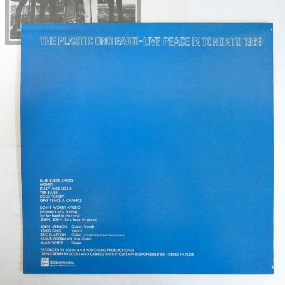 47061354;【国内盤/美盤】The Plastic Ono Band / Live Peace In Toronto 1969=平和の祈りをこめて_画像2