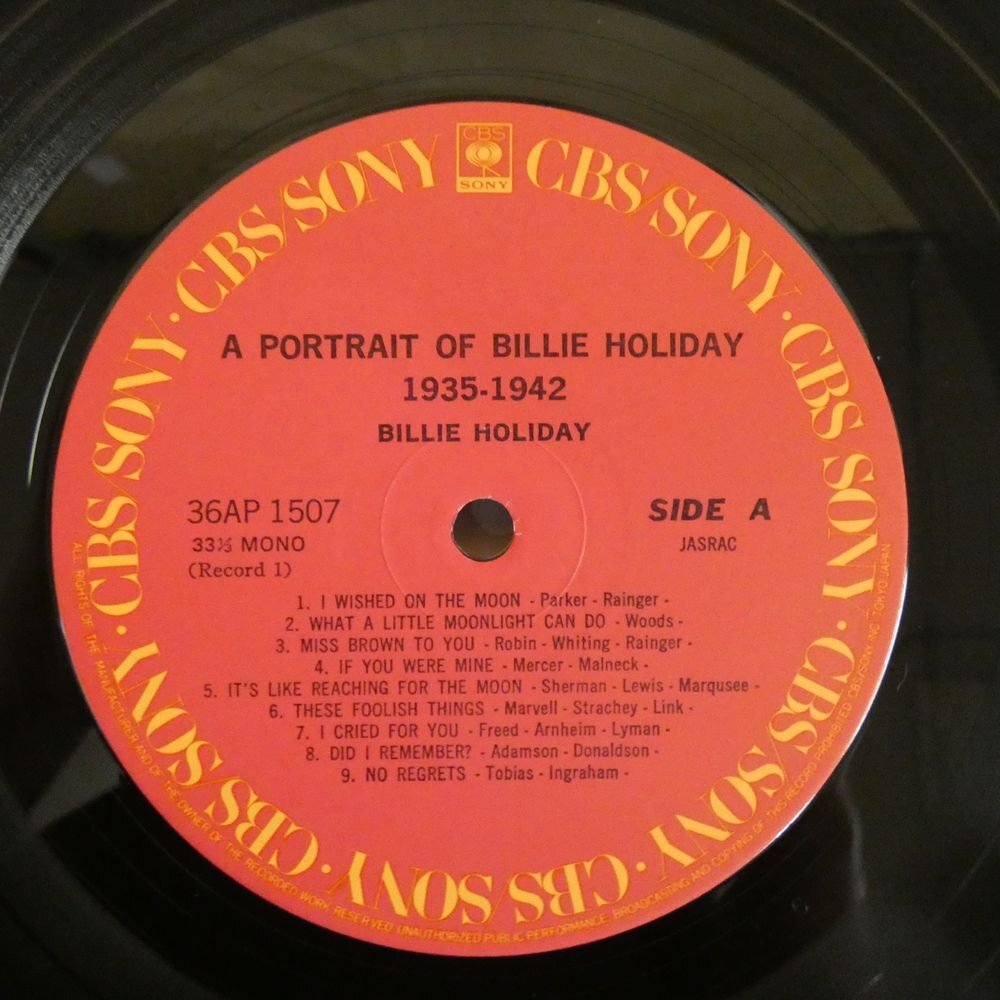 47061401;【帯付/美盤/MONO/シュリンク/2LP/見開き】Billie Holiday / A Portrait Of Billie Holiday 1935~1942_画像3