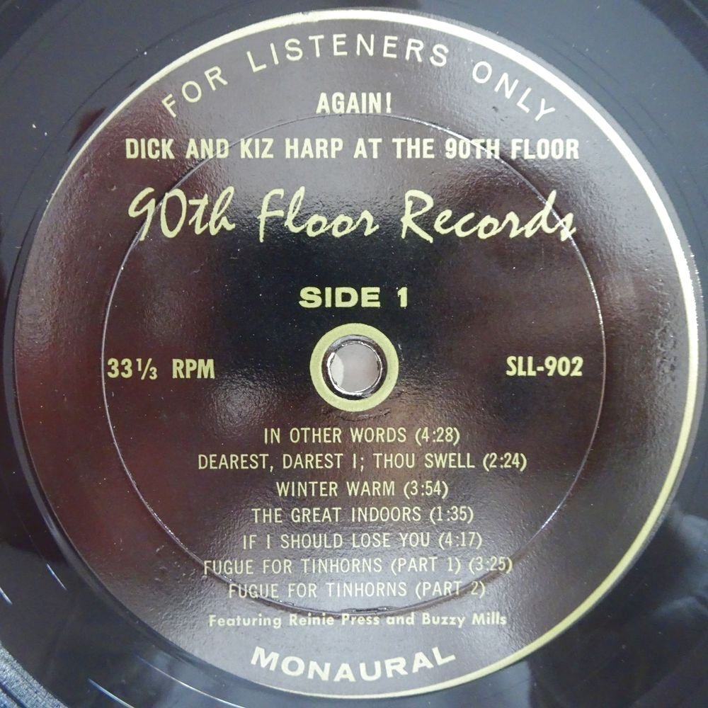 10026594;[US original /MONO/90th Floor]Dick and Kiz Harp / Again!