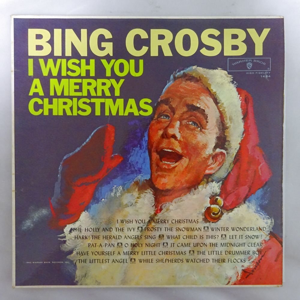11187873;【US盤/Warner Bros/MONO/フリップバック/コーティングジャケ】Bing Crosby / I Wish You A Merry Christmas_画像1