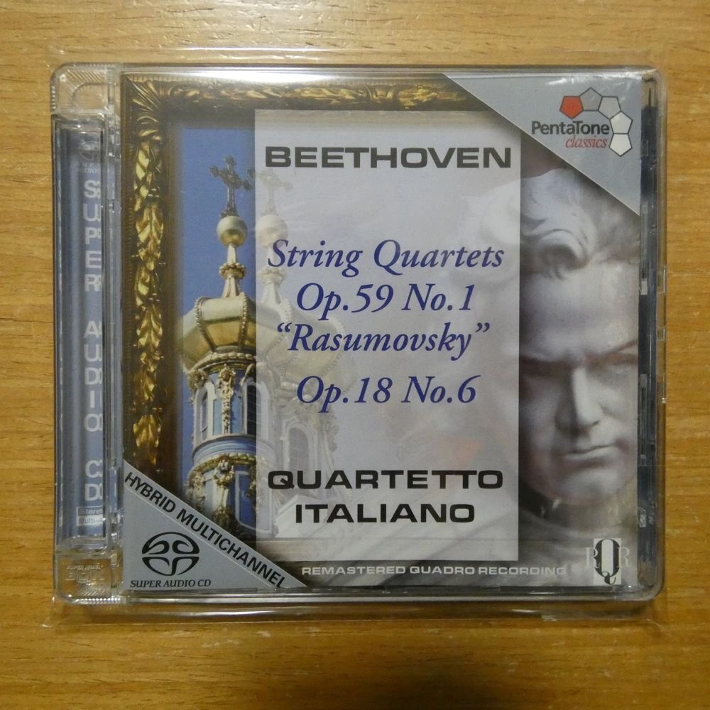 827949017568;【ハイブリッドSACD】QUARTETTO IT ALIANO / BEETHOVEN:STRING QUARTETS(PTC5186175)_画像1