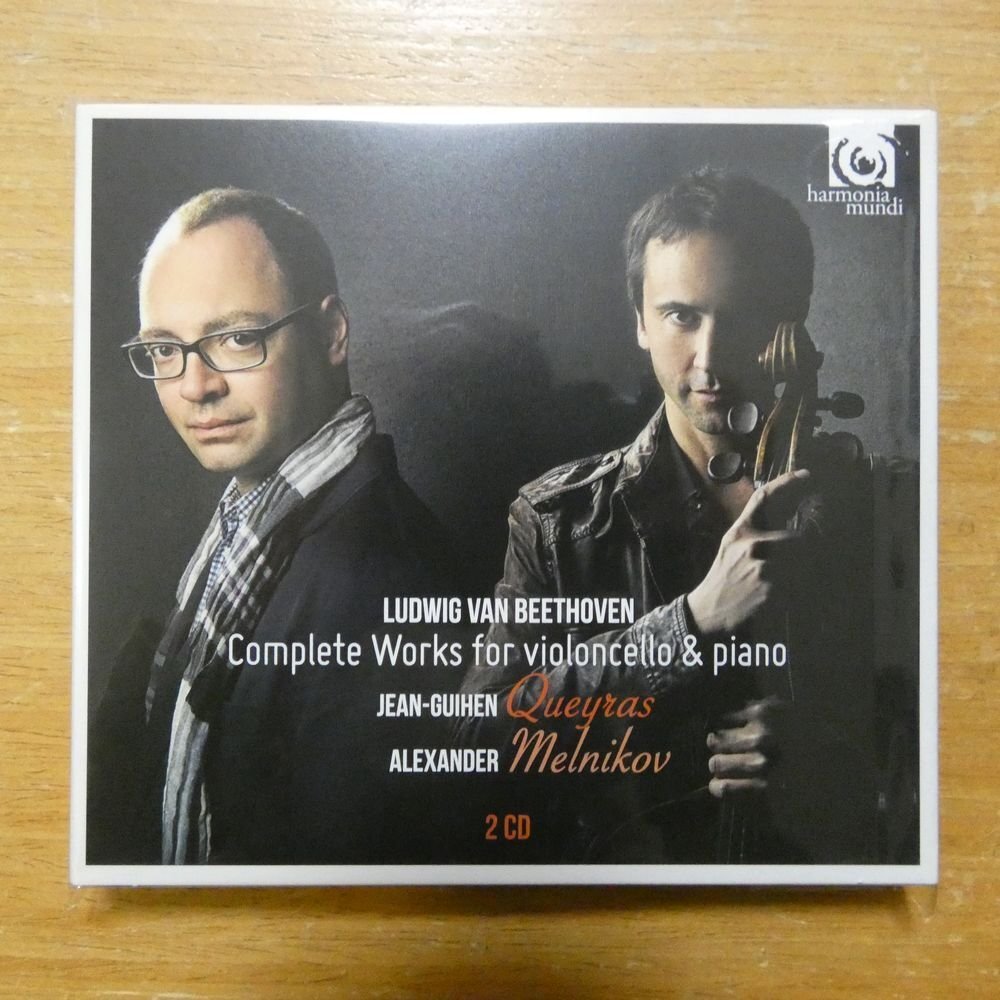 3149020218327;【2CD】MELNIKOV/QUEYRAS / BEETHOVEN: WORKS FOR VIOLONCELLO & PIANO(HMC902183.84)_画像1