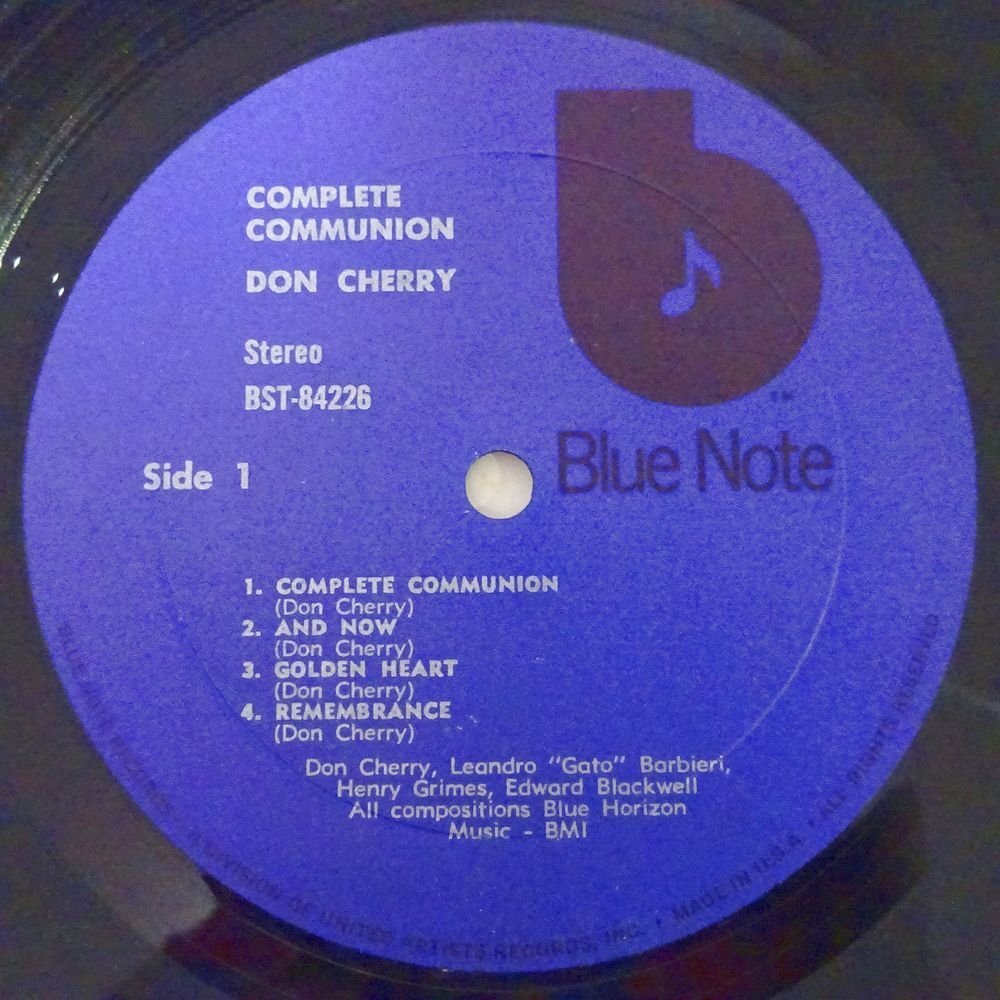 10026617;[US record /Blue Note]Don Cherry / Complete Communion