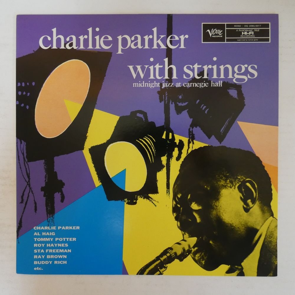 46076346;【国内盤/Verve/MONO/美盤】Charlie Parker With Strings / Midnight Jazz At Carnegie Hall_画像1
