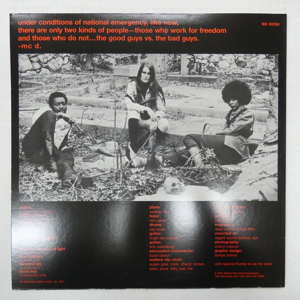 46076867;【US盤】Eugene McDaniels / Outlaw_画像2