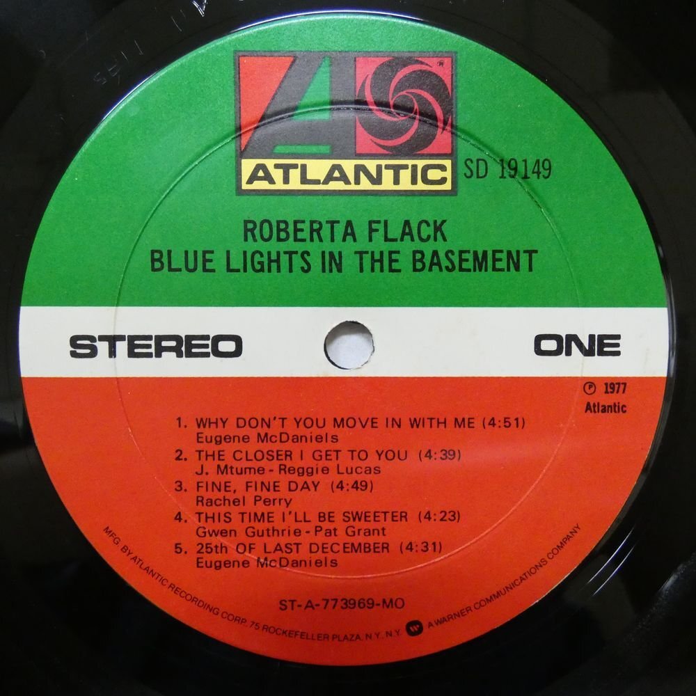 46076886;【US盤/シュリンク/ハイプステッカー】Roberta Flack / Blue Lights In The Basement_画像3