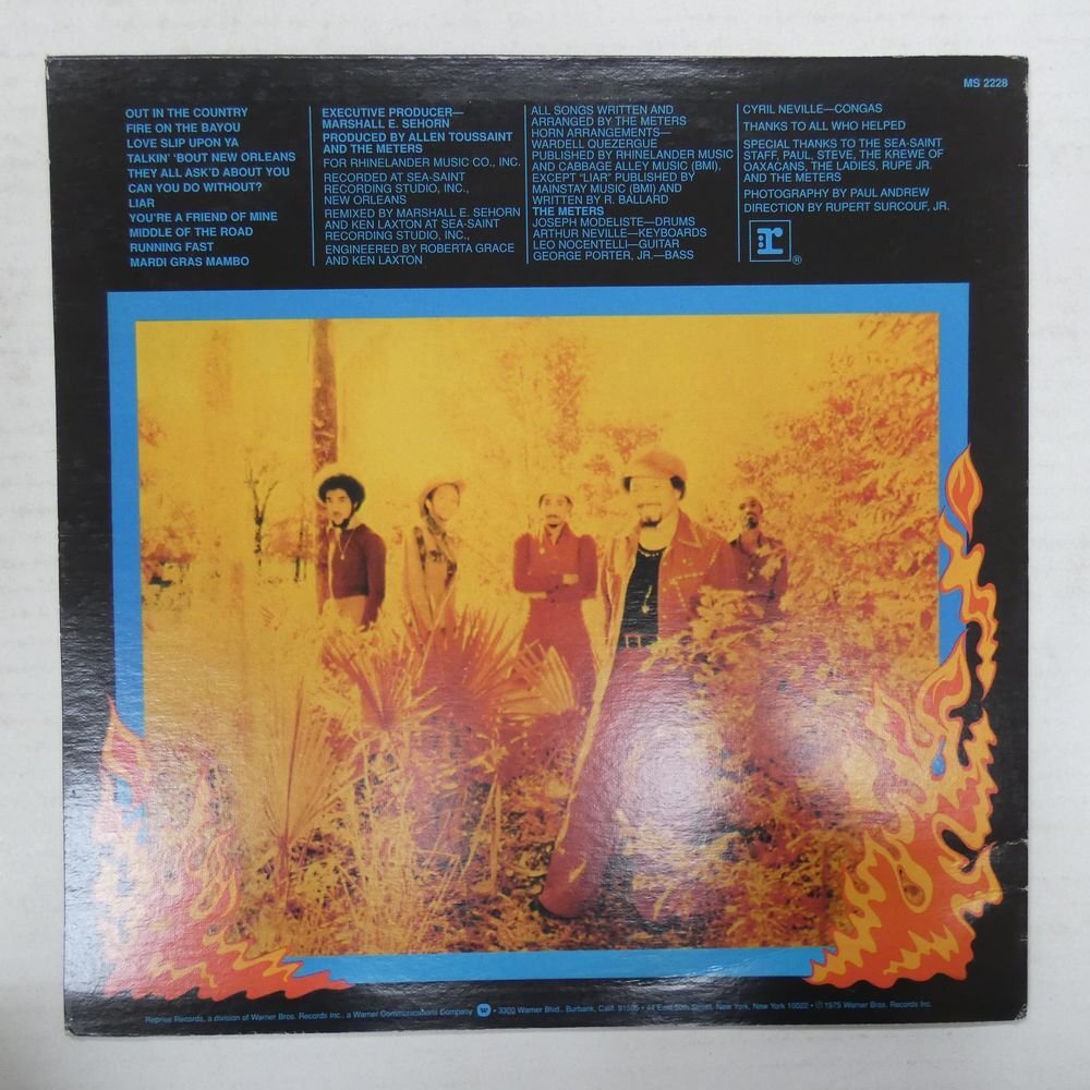 46076932;【US盤】The Meters / Fire On The Bayou_画像2