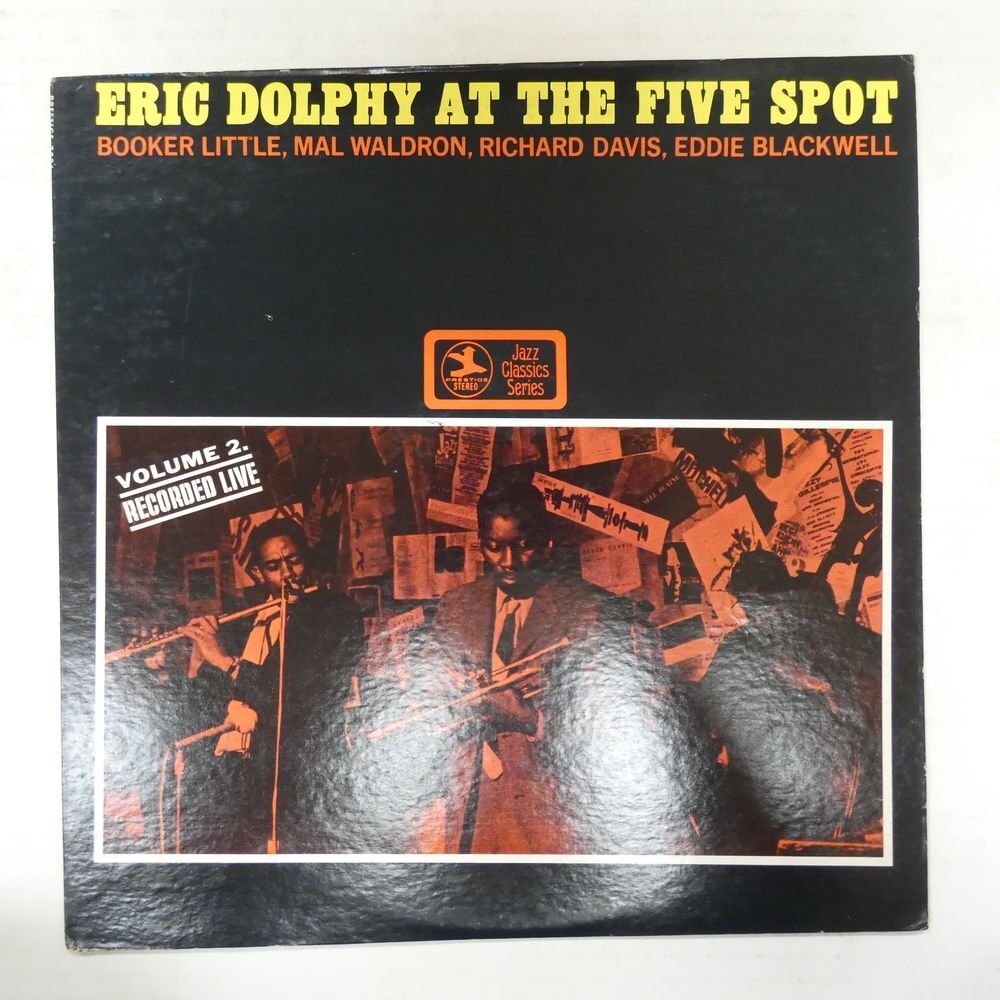 46076994;【US盤/Prestige/VAN GELDER刻印】Eric Dolphy / At The Five Spot Volume 2_画像1