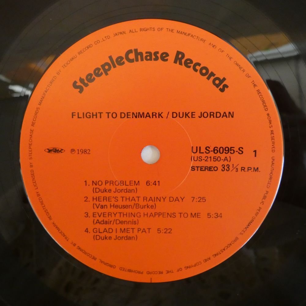 46077217;【帯付/SteepleChase/美盤】Duke Jordan / Flight To Denmark_画像3