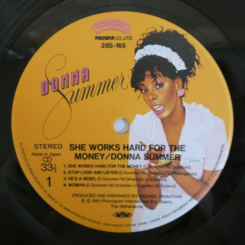 46077565;【解説一体帯付/美盤】Donna Summer / She Works Hard For The Money 情熱物語_画像3