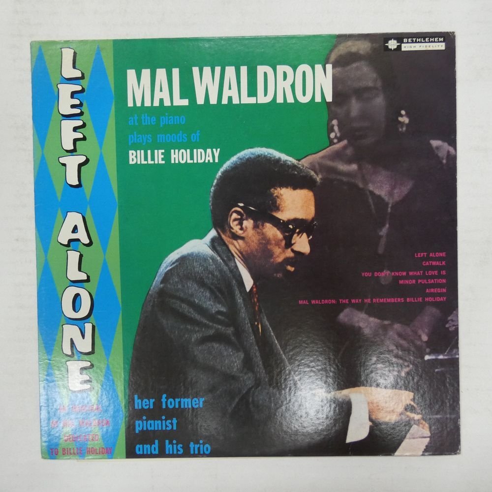 46077788;【国内盤/BETHLEHEM/美盤】Mal Waldron / Left Alone - Plays Moods Of Billie Holiday_画像1