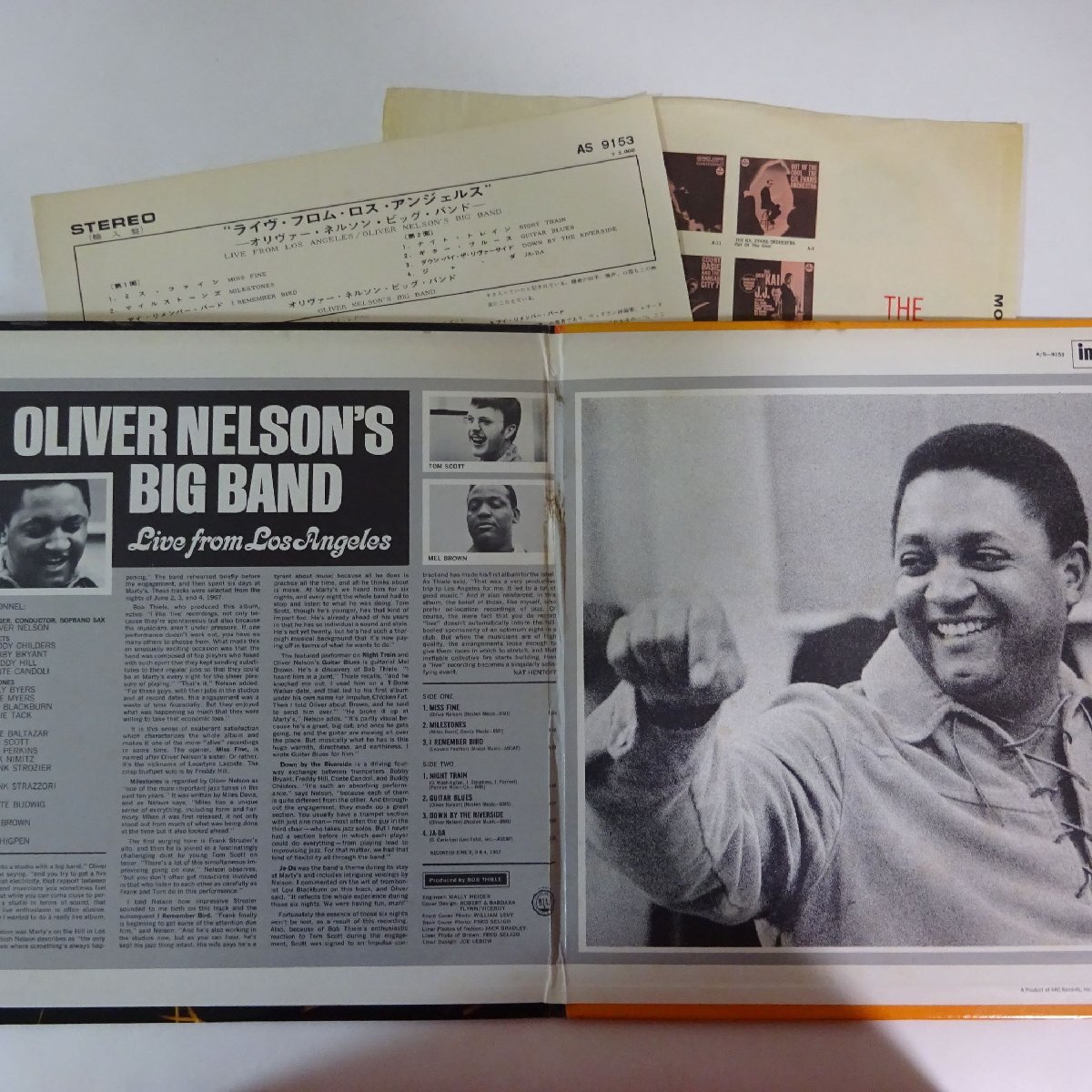 14031251;【US盤/Impulse!/黒橙ラベル/コーティング/見開き】Oliver Nelson's Big Band / Live From Los Angelesの画像2