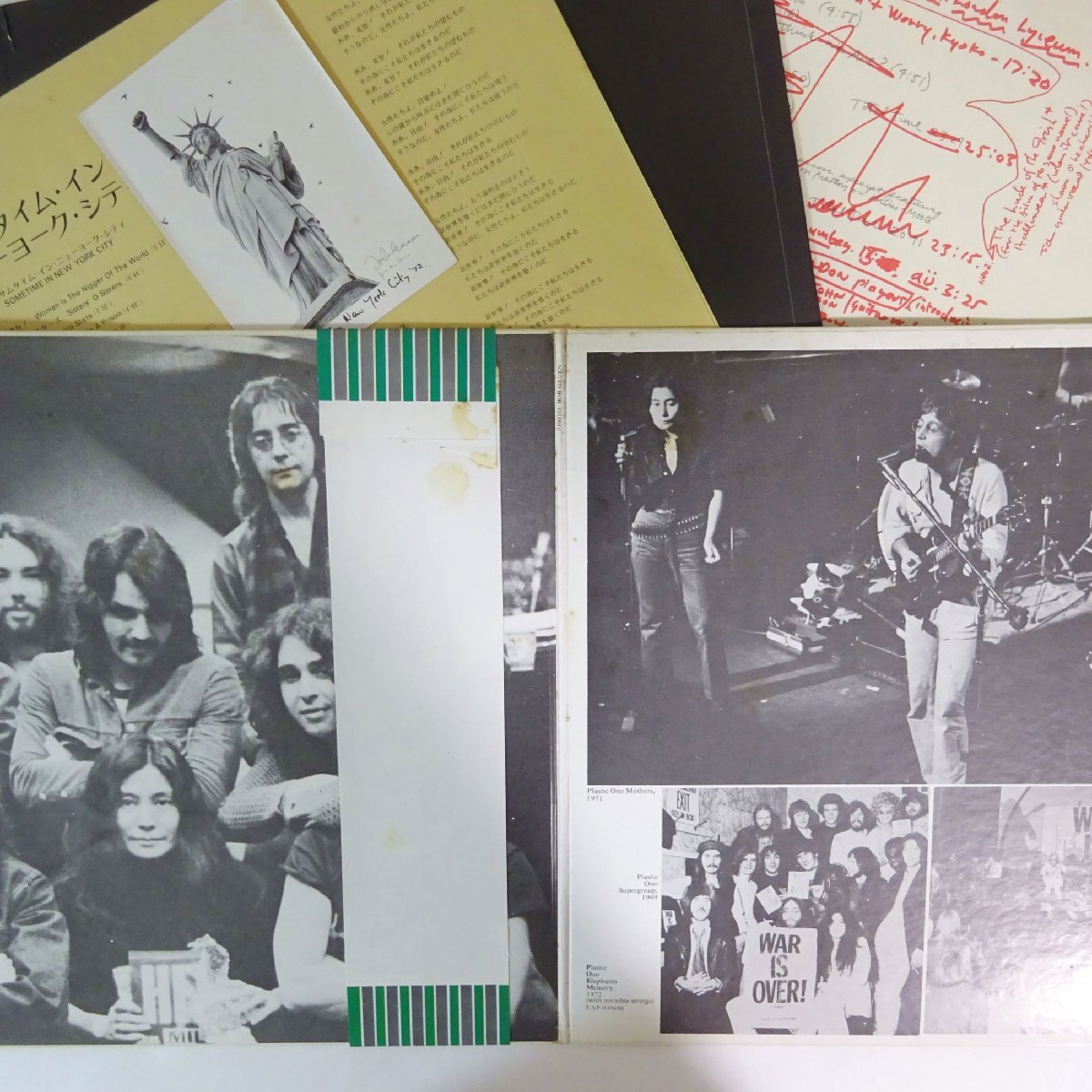 11187309;【Apple丸帯付き/ROCK NOW/見開き/2LP】John & Yoko, Plastic Ono Band With Elephant's Memory / Some Time In New York Cityの画像2