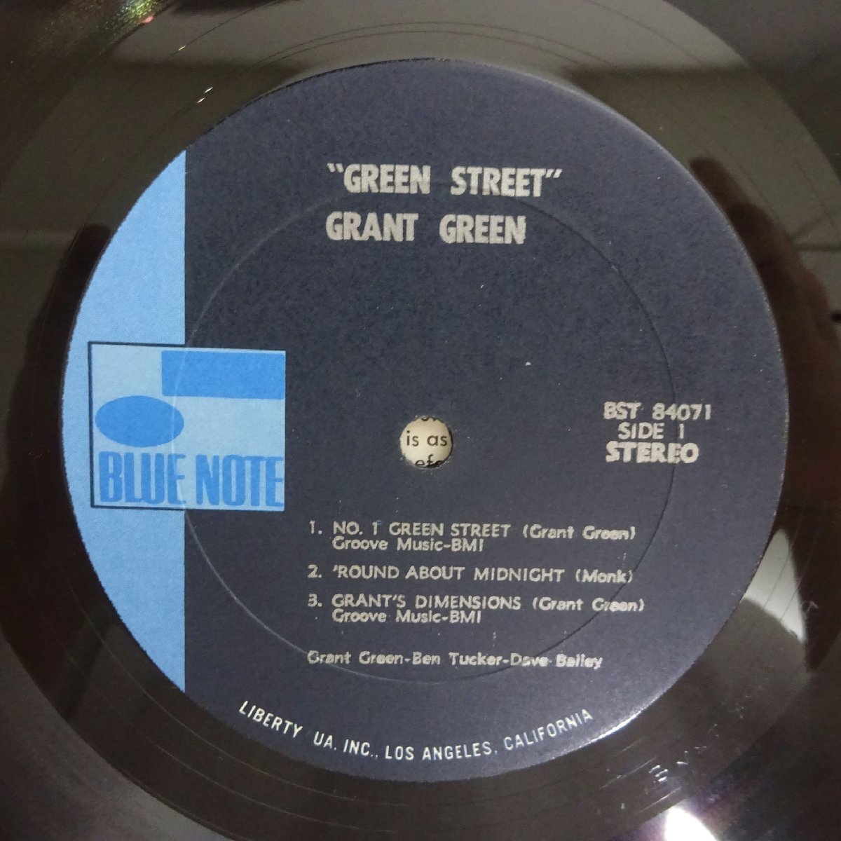 11187369;【US盤/Blue note/青黒ラベル/Liberty】Grant Green / Green Streetの画像3