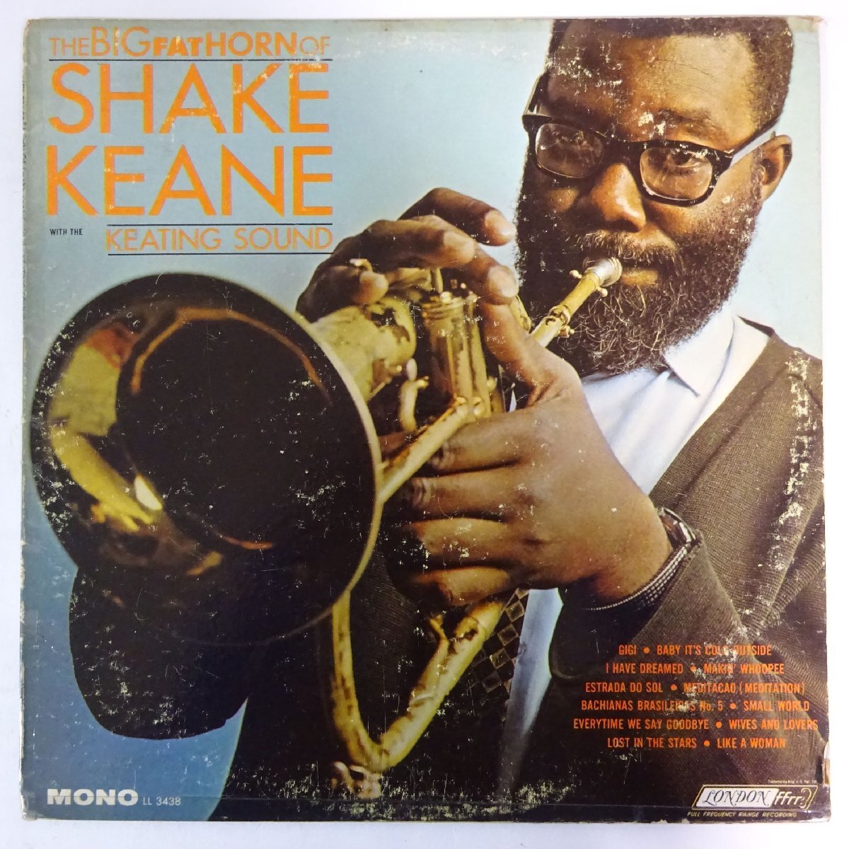 14031316;【USオリジナル/プロモ/白ラベル/MONO】Shake Keane With The Keating Sound / The Big Fat Horn Of Shake Keaneの画像1