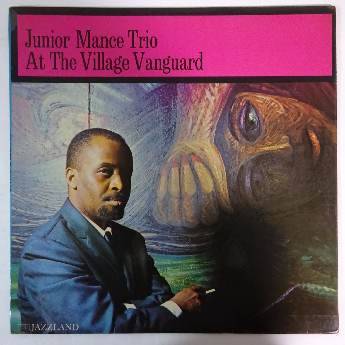 14031350;【Nertherlandオリジナル/JAZZLAND/青大ラベル/MONO/コーティング】Junior Mance Trio / At The Village Vanguardの画像1