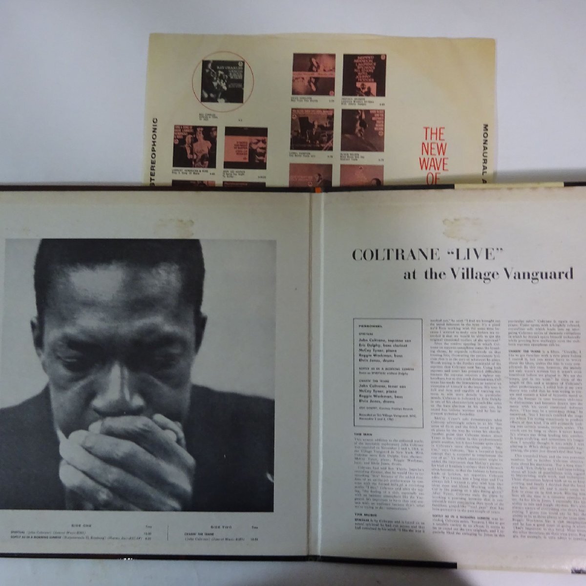 14031319;【US盤/Impulse!/黒橙ラベル/RVG刻印/コーティング/見開き】John Coltrane / Live At The Village Vanguardの画像2