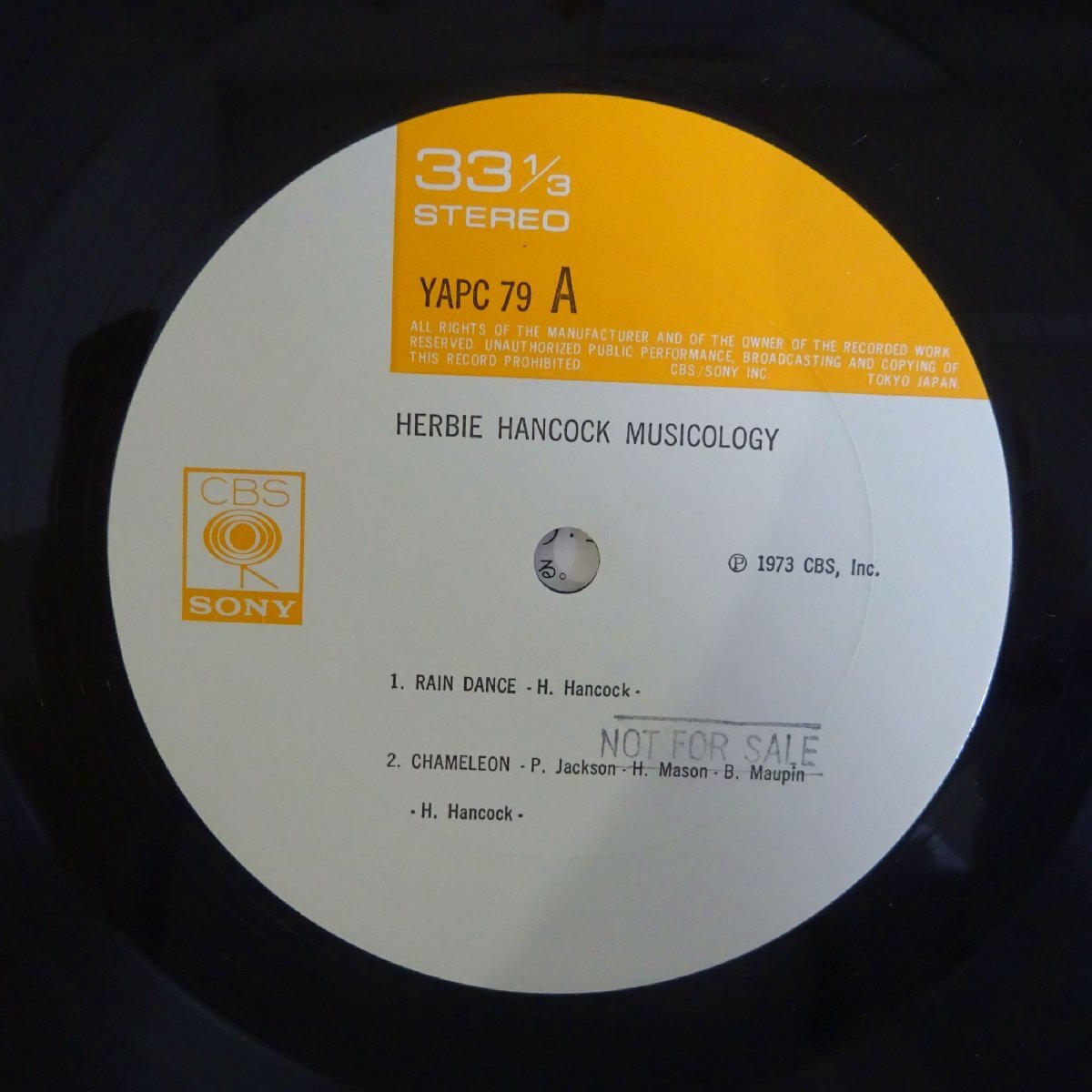 11187471;【JPN PROMO ONLY/CBS/sony】Herbie Hancock / Musicologyの画像3