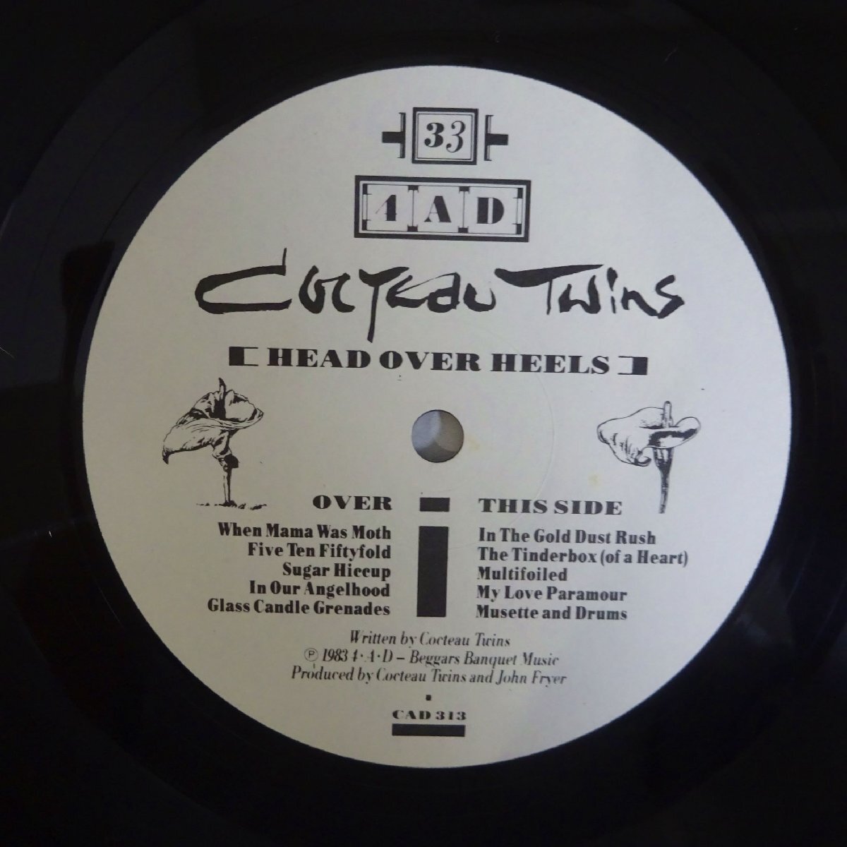 11187232;【ほぼ美盤/UKオリジナル】Cocteau Twins / Head Over Heelsの画像3