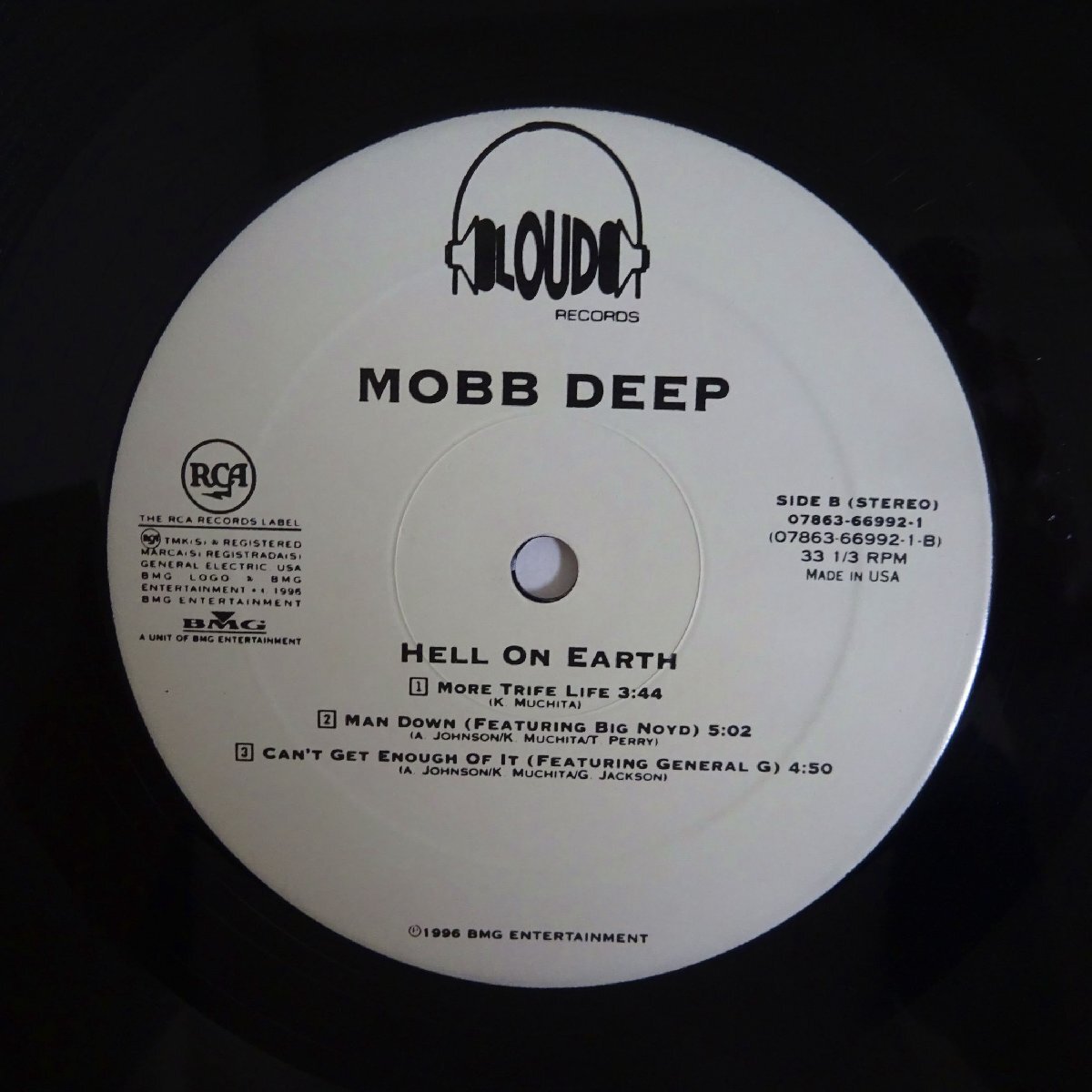 14031400;【USオリジナル/2LP/ハイプステッカー】Mobb Deep モブ・ディープ / Hell On Earth ヘル・オン・アースの画像5