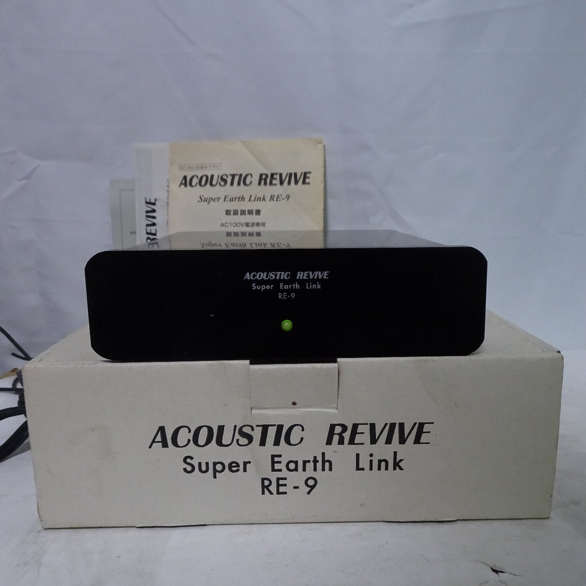 Q10673 [ shipping possible!]ACOUSTIC REVIVE RE-9| acoustic liva Eve super earth link A-131