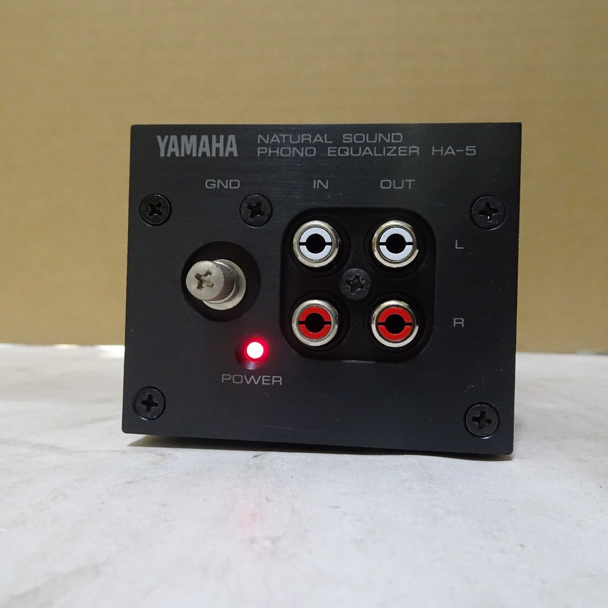 Q10684 [ shipping possible!]YAMAHA phono equalizer HA-5 ①