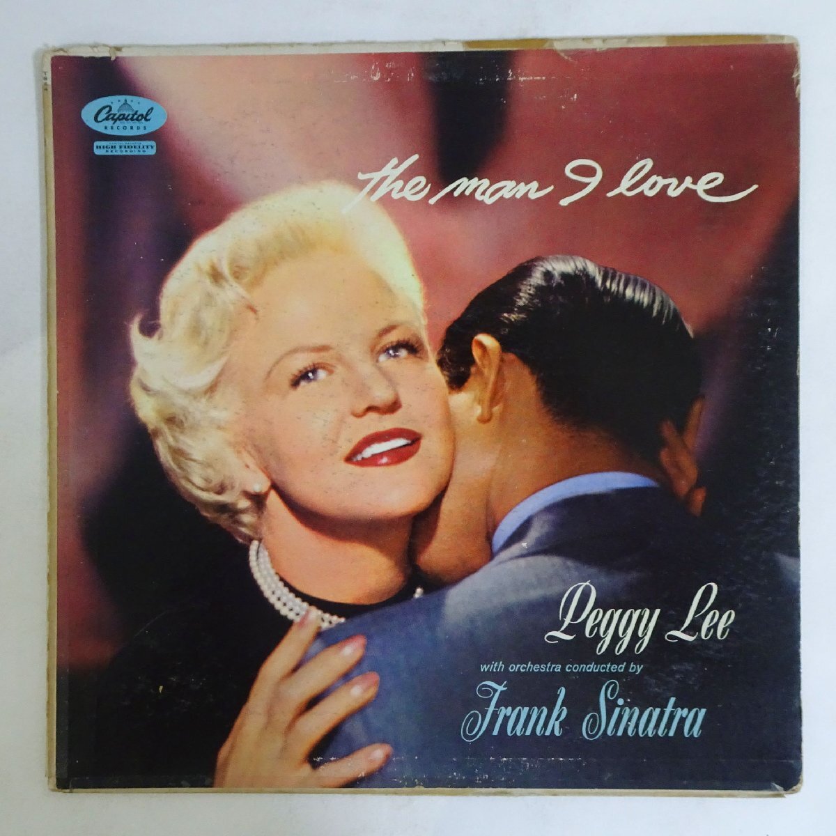 10026765;【US盤/ターコイズラベル/MONO/Capitol】Peggy Lee With Orchestra Conducted By Frank Sinatra / The Man I Love_画像1