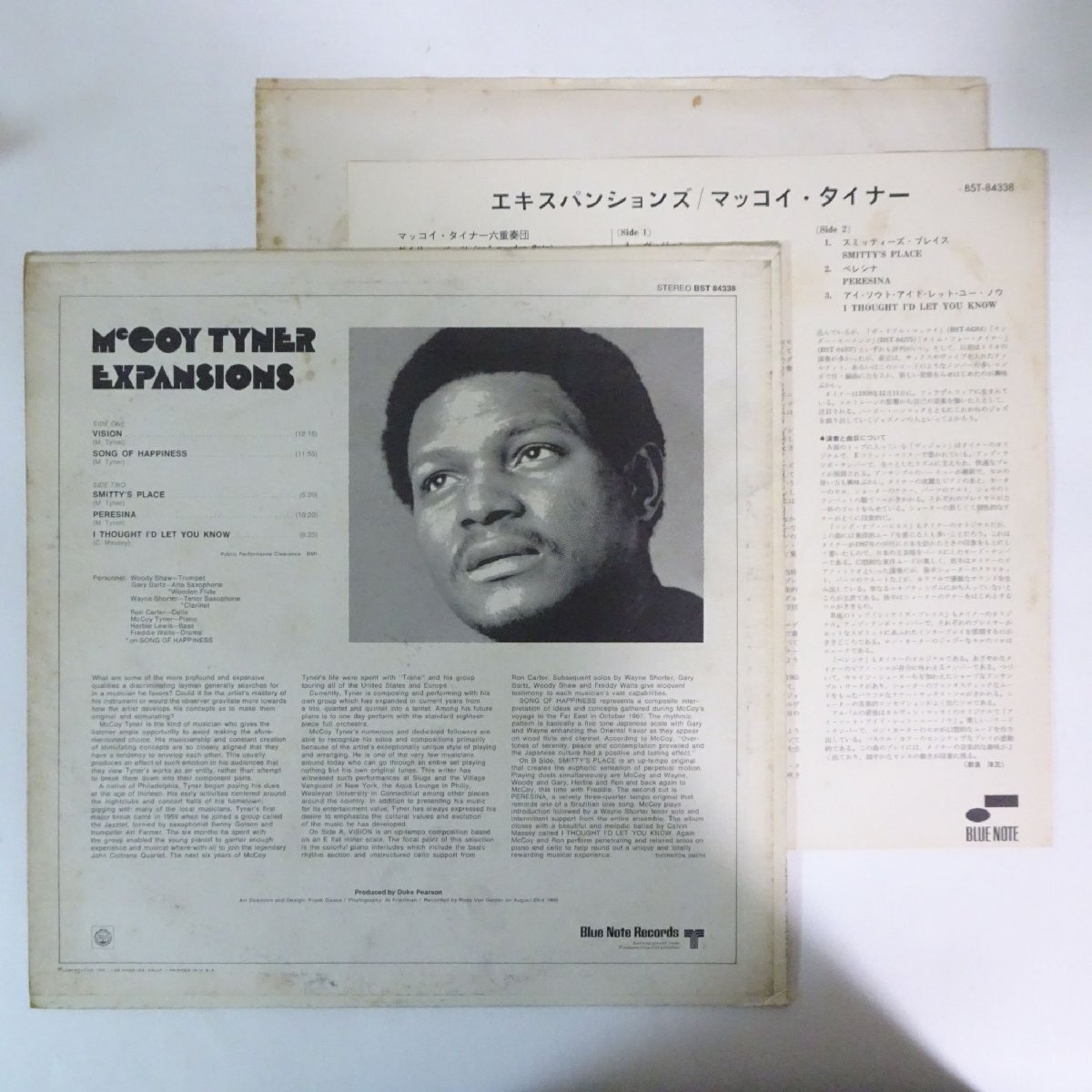 14031859;【US盤/BLUE NOTE/直筆サイン/LIBERTY/VAN GELDER刻印】McCoy Tyner / Expansions_画像2