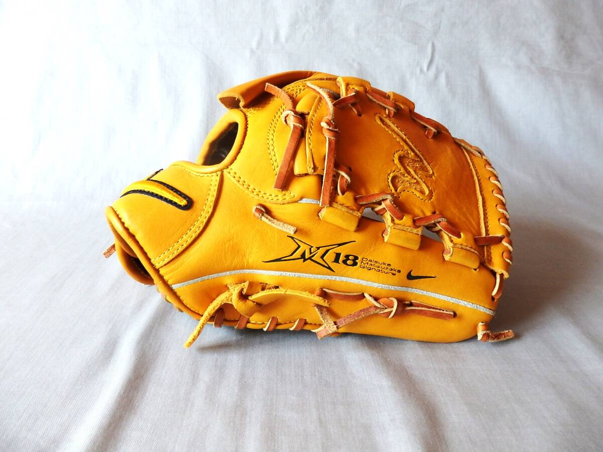 NIKE 松坂大輔モデル 軟式/グローブ 11 5inch/YELLOW プロ野球 NIKE 松坂大輔モデル 軟式/グローブ 11 5inch/YELLOW プロ野球