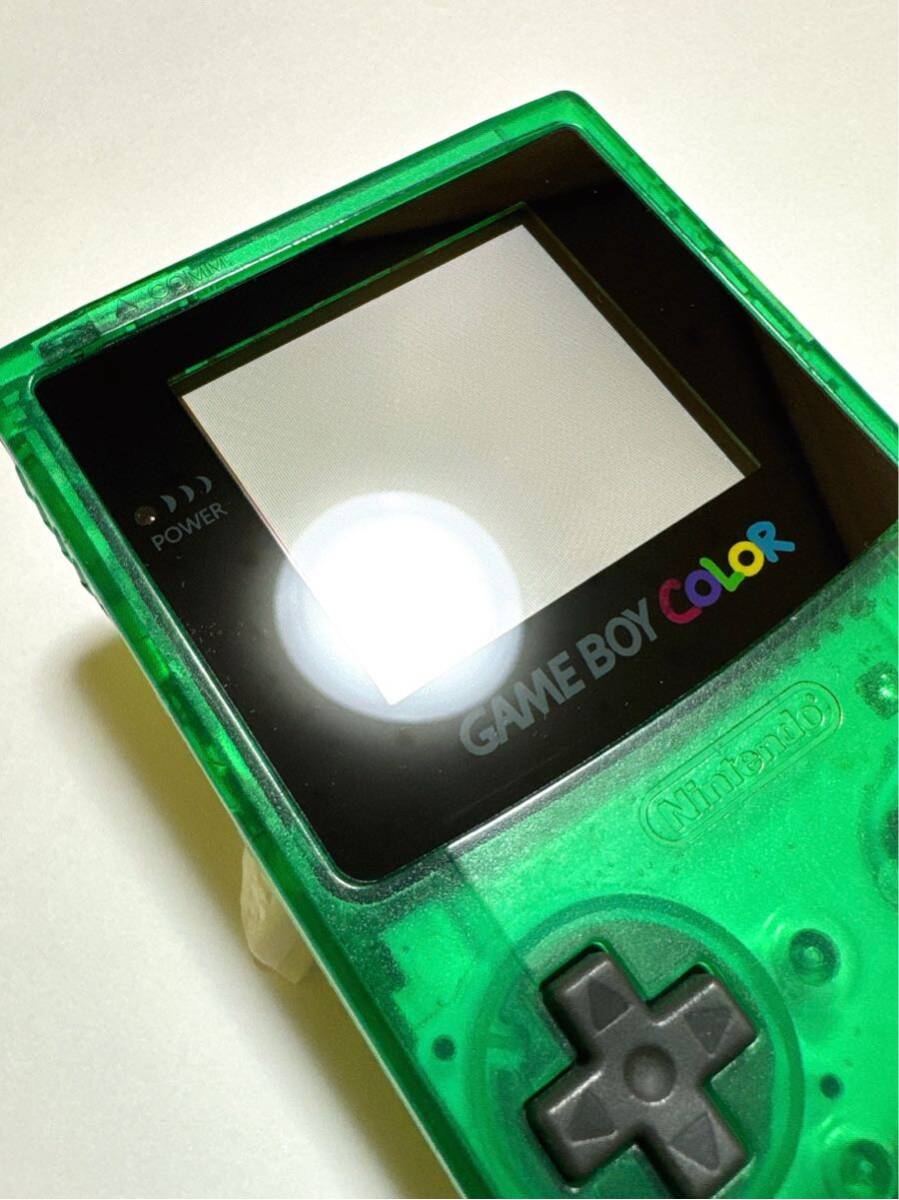 GBC 本体 クリアグリーン 動作確認済み ゲームボーイカラー ゲームボーイ カラー GAMEBOY COLOR Nintendo トイザらス 限定の画像2