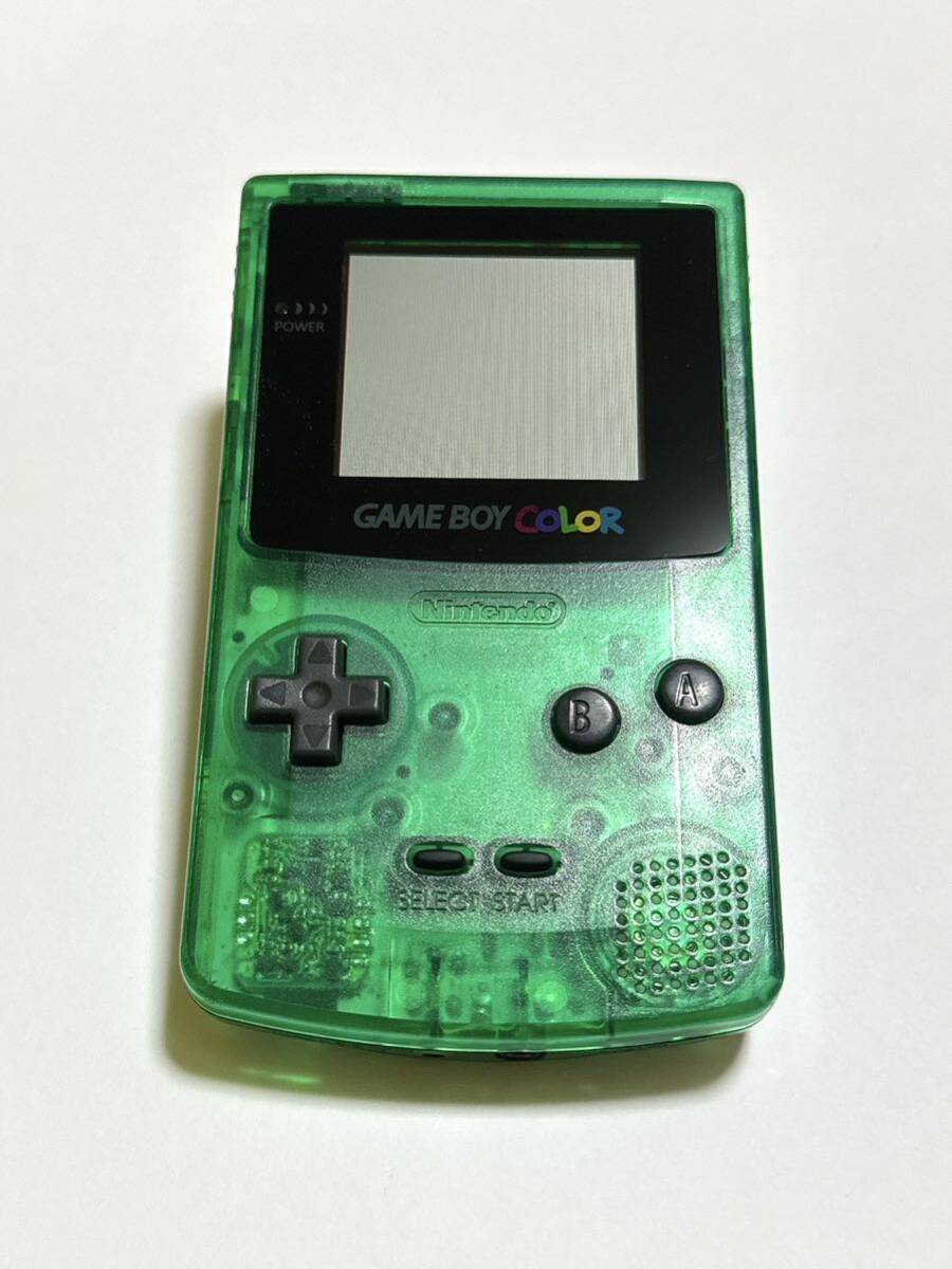 GBC 本体 クリアグリーン 動作確認済み ゲームボーイカラー ゲームボーイ カラー GAMEBOY COLOR Nintendo トイザらス 限定の画像1