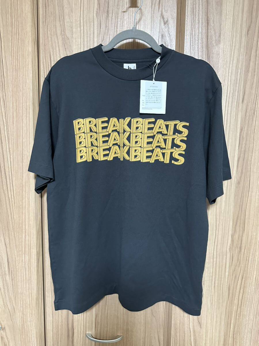 blurhms ROOTSTOCK BEAUTY&YOUTH 別注 BREAKBEATS プリント Tシャツ 2 ブラック 24ss 新品 ユナイテッドアローズ_画像1