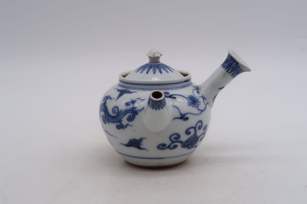 Bibian 比比昂- 平安竹泉造三浦竹泉青華横手急須在銘茶注茶器 Bibian 比比昂- 平安竹泉造三浦竹泉青華横手急須在銘茶注茶器