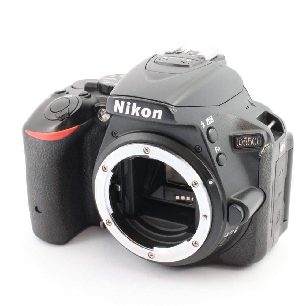 Nikon デジタル一眼レフカメラ D5500 ボディー ブラック 2416万画素 3.2型液晶 タッチパネル D5500BK_画像1