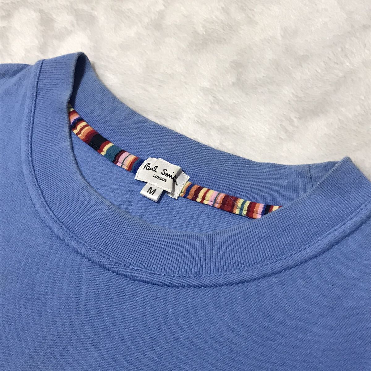 ポールスミス PaulSmith 半袖Tシャツ サイズM - ブルー メンズ クルーネック トップスの画像8