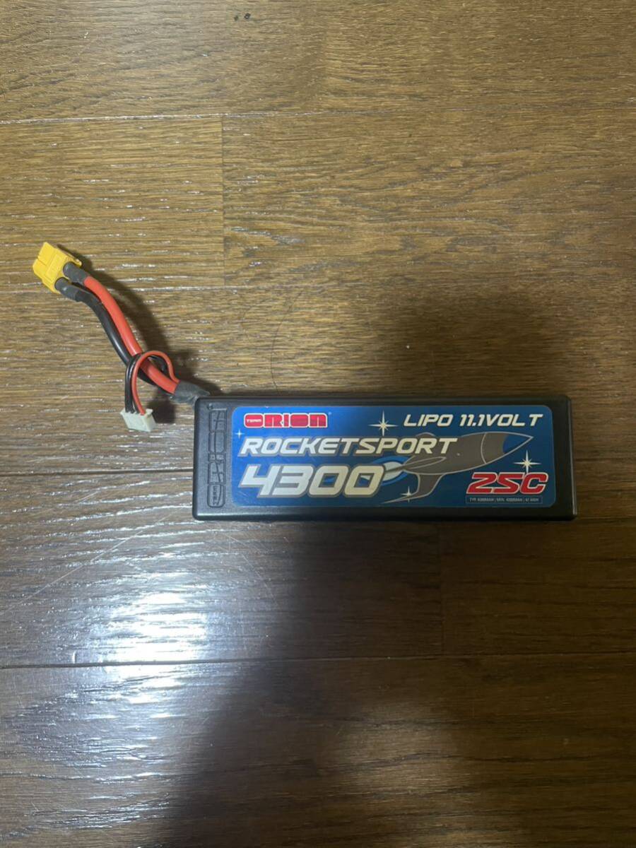 ★TEAM ORION リポバッテリー (Li-po) 「ROCKETSPORT」3S 11.1V 4300mAh_画像1