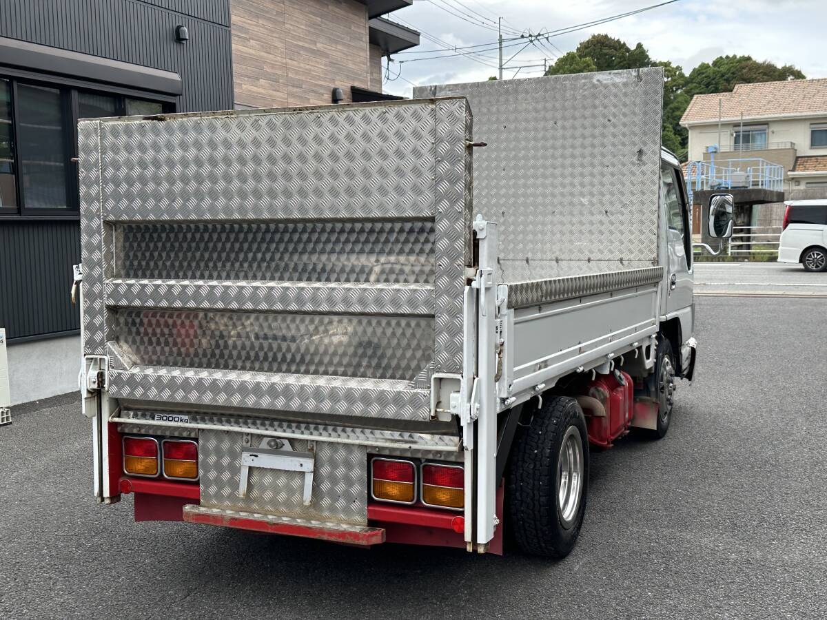  animation have! selling out!H20 year Mitsubishi Isuzu Elf ELF flat deck vertical power gate loading 3t 2.9L diesel smoother engine good condition! Saga Fukuoka 