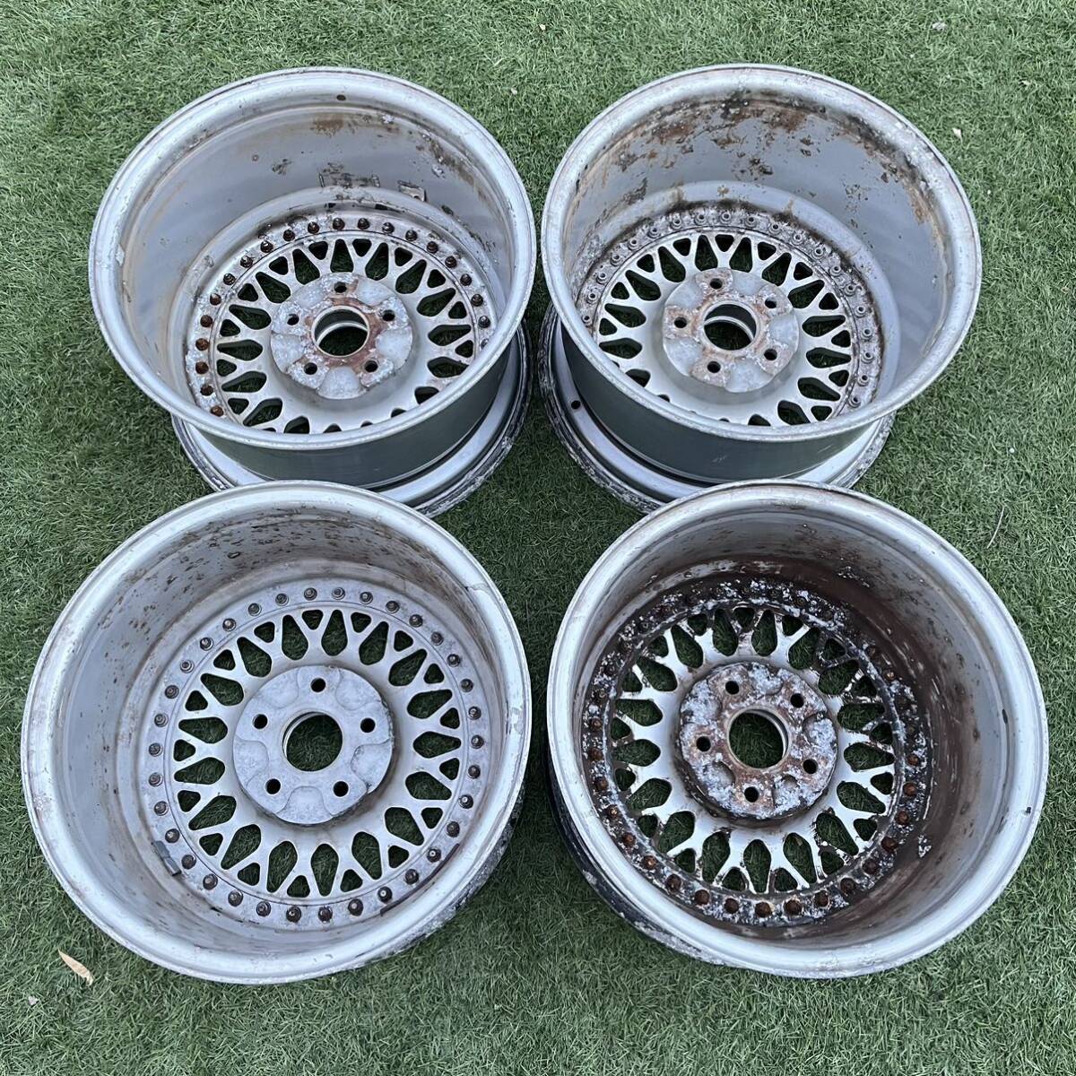 BBS RS 322 323 16in 8J +42 9J +40 リバレル レストア カスタム スカイライン ローレル クラウン マークⅡ チェイサー RAYS SSR WORK OZ_画像9