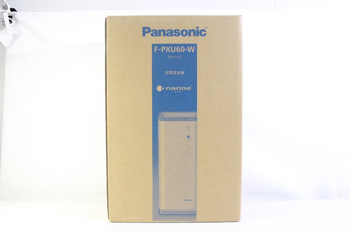 ☆983☆【未開封】 Panasonic パナソニック 空気清浄機 ナノイー F-PXU60-W ホワイト_画像1
