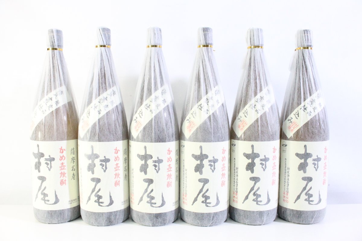 ☆027☆ 【送料無料】 本格焼酎 村尾 1800ml 25% 6本_画像1