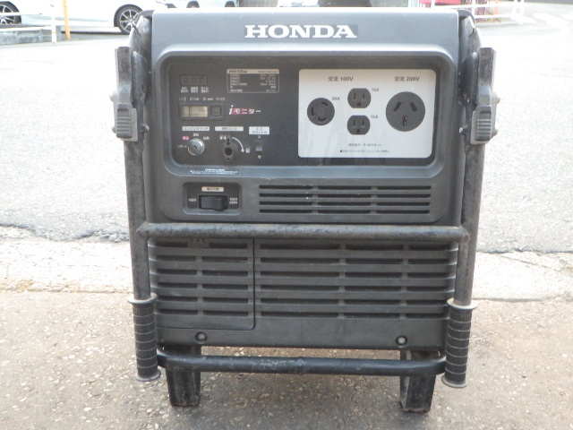 中古 HONDA インバーター発電機 EM55iS 360時間 ハンチングあり ジャンク扱い_画像4