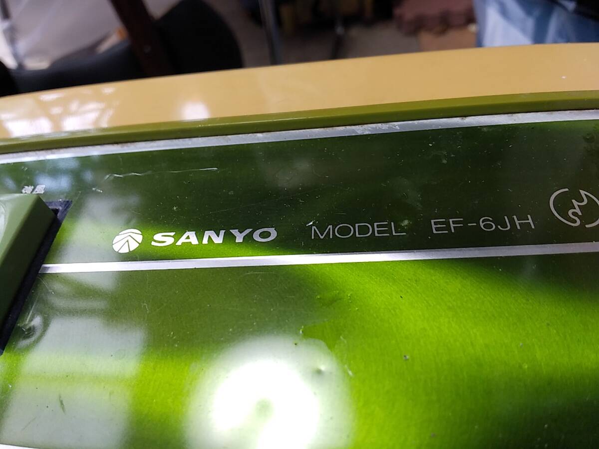  Showa Retro SANYO Sanyo вентилятор box вентилятор EF-6JH подтверждение рабочего состояния 10079850-45415