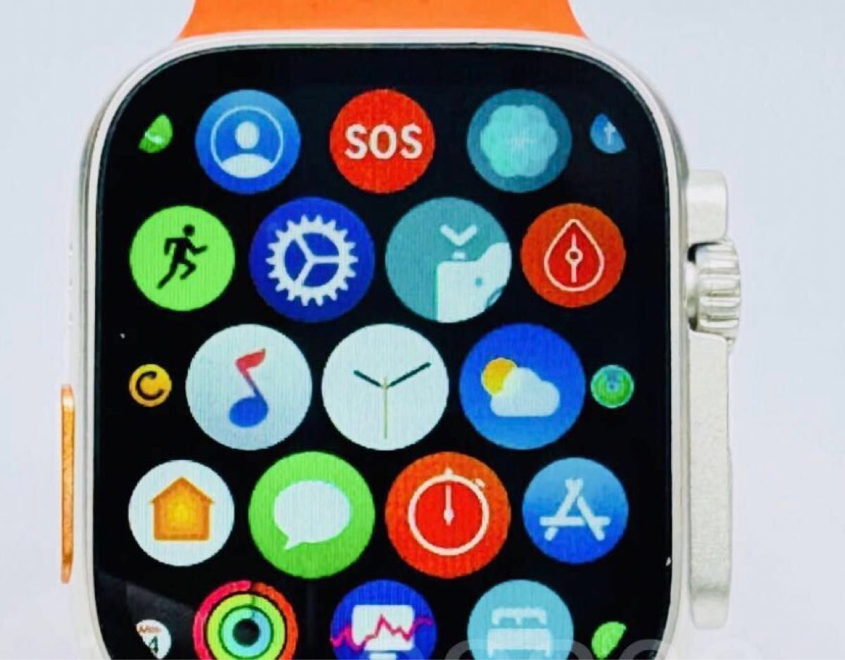 Apple Watch Ultra2 代替品 スマートウォッチ ワイヤレス充電