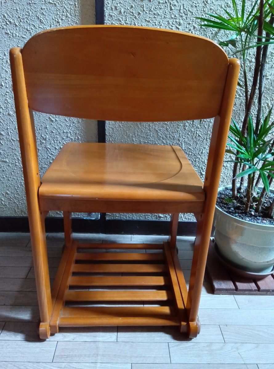 勉強机用椅子　学習椅子　高さ調整可能　木製イス　子供用学習椅子　学習チェア　木製チェア　キッズチェア　家具　ワークチェア