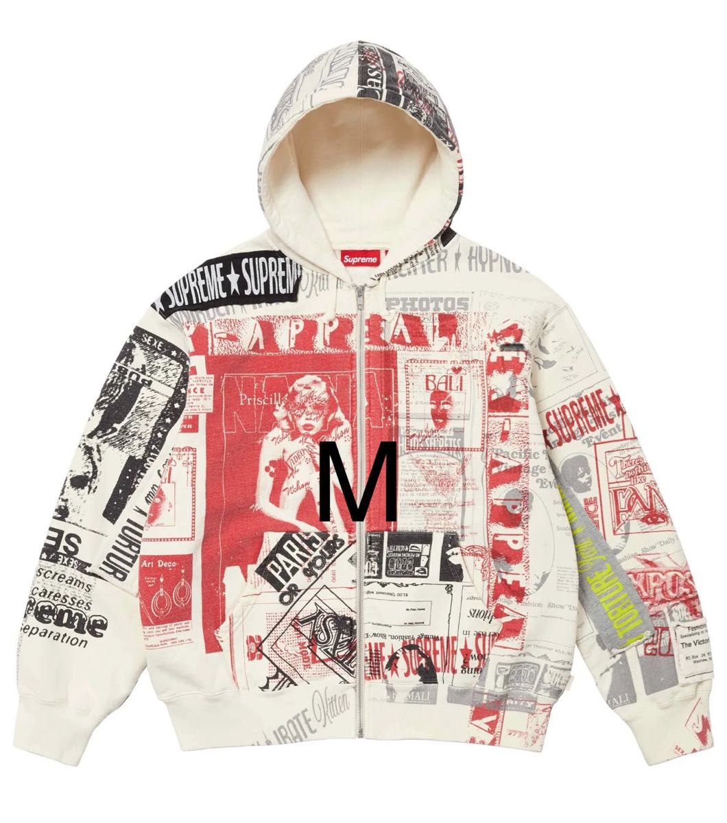 Supreme Collage Zip Up Hooded Sweatshirt Supreme Collage Zip Up Hooded Sweatshirt