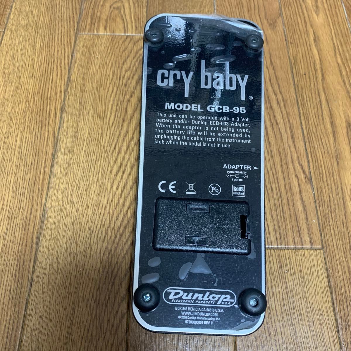Cry baby MODEL GCB-95   ワウペダル Jim Dunlop