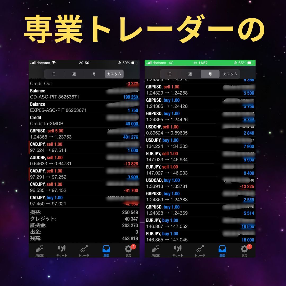 【ナンピンマーチン無】専業トレーダー コピートレード★　FX自動売買　バカラ　FX　為替　株式_画像3