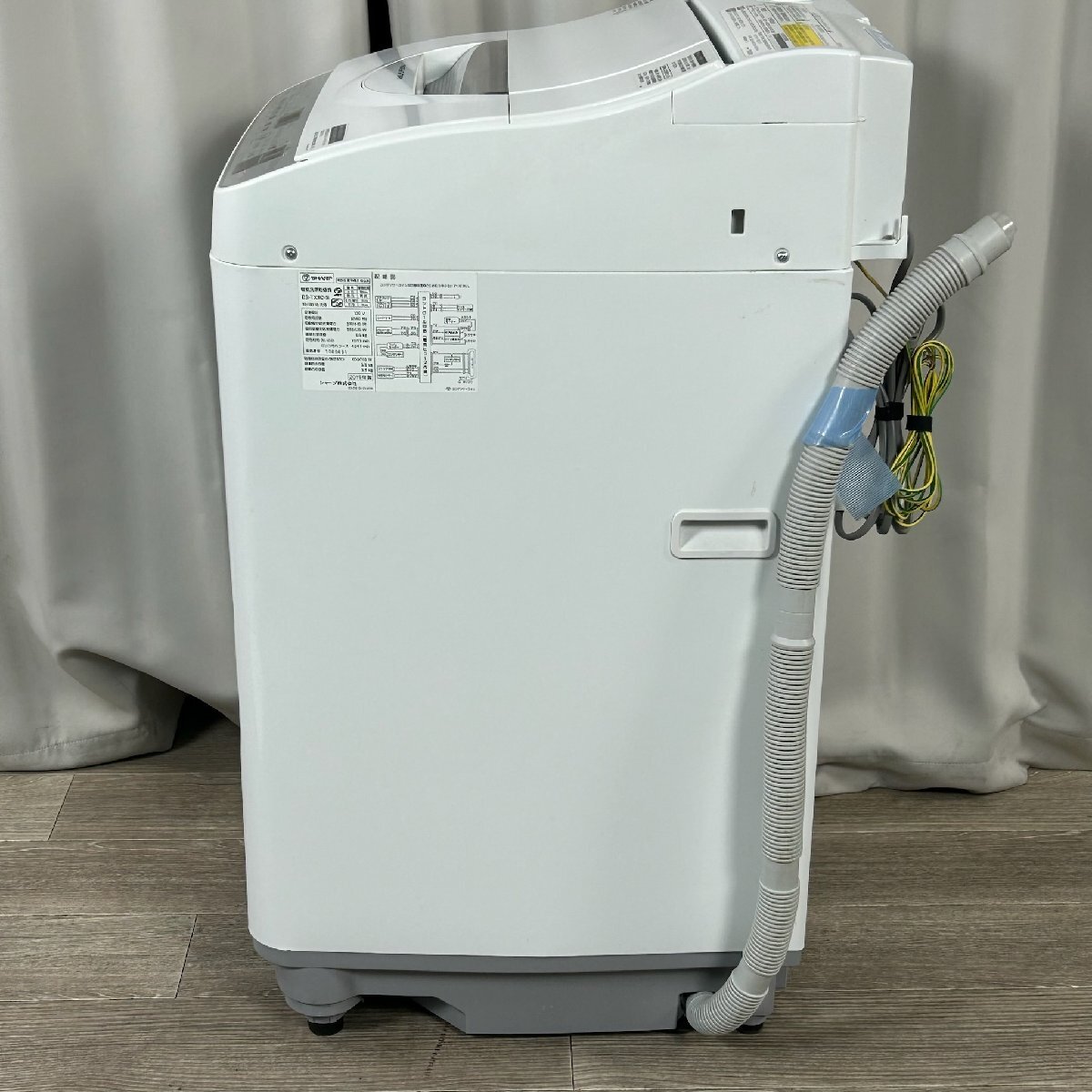 9316 SHARP 全自動洗濯機 5.5kg ES-TX5C 乾燥 3.5kg 2019年 / 神奈川県秦野市_画像8